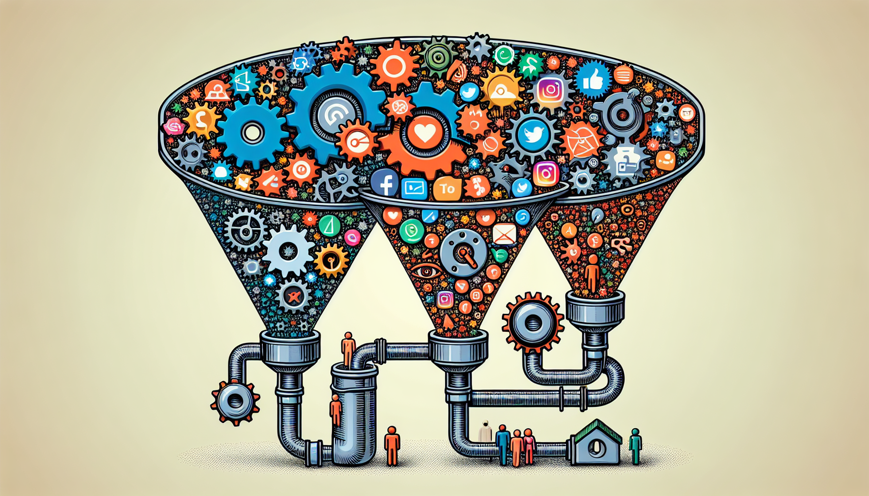 Illustration of market research tools and analytics