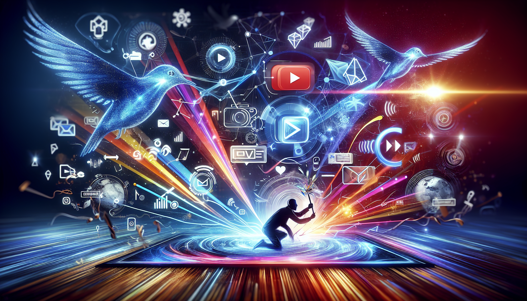 Illustration of video marketing