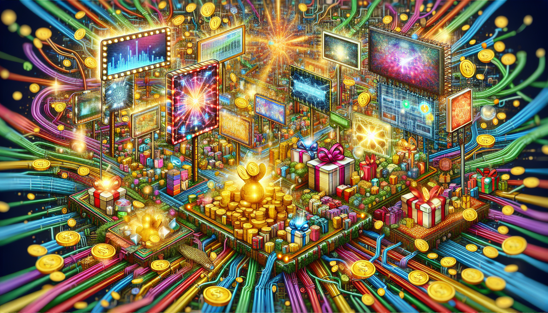 Illustration of monetization strategies