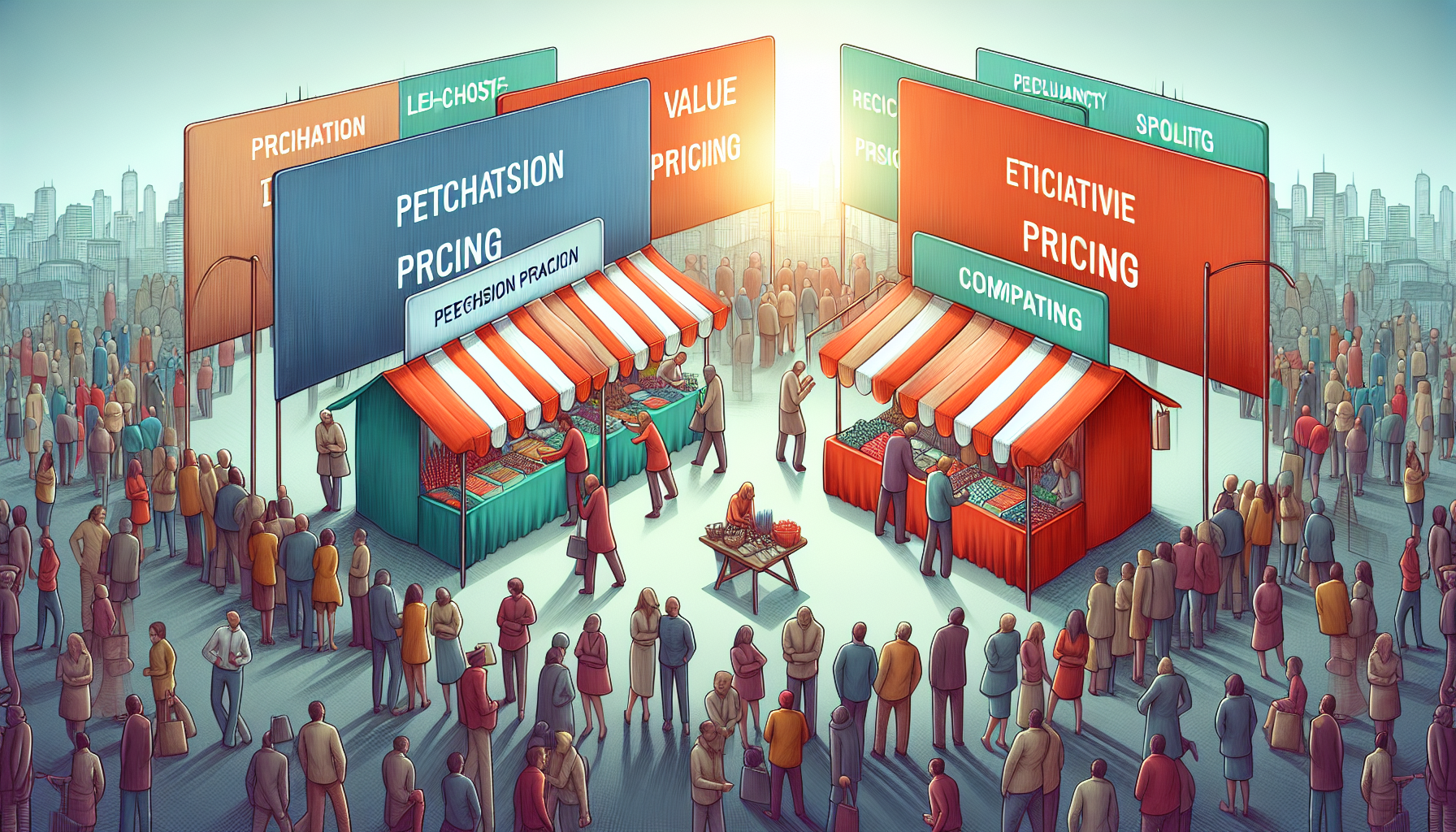 Illustration of price strategy