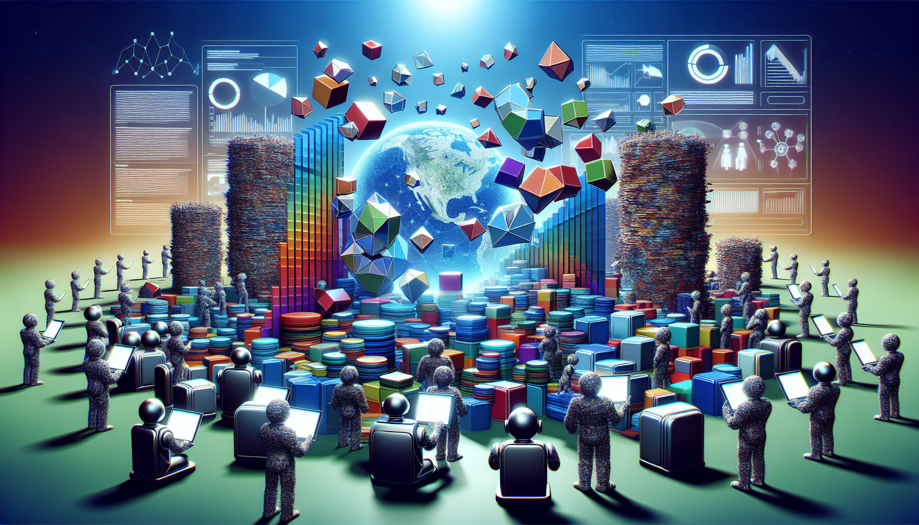 Content marketing analysis illustration