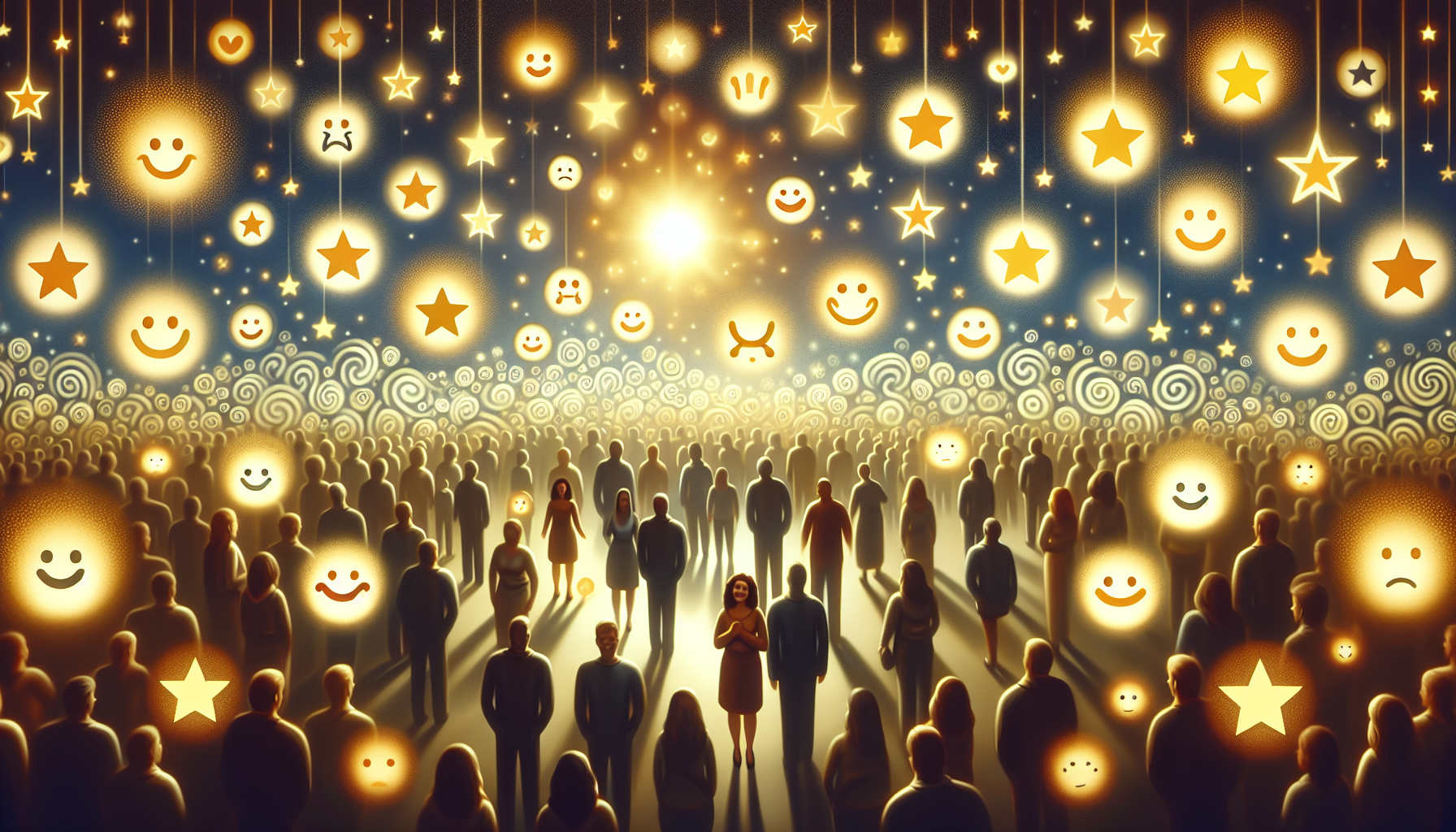 Illustration of positive testimonials and reviews from satisfied clients